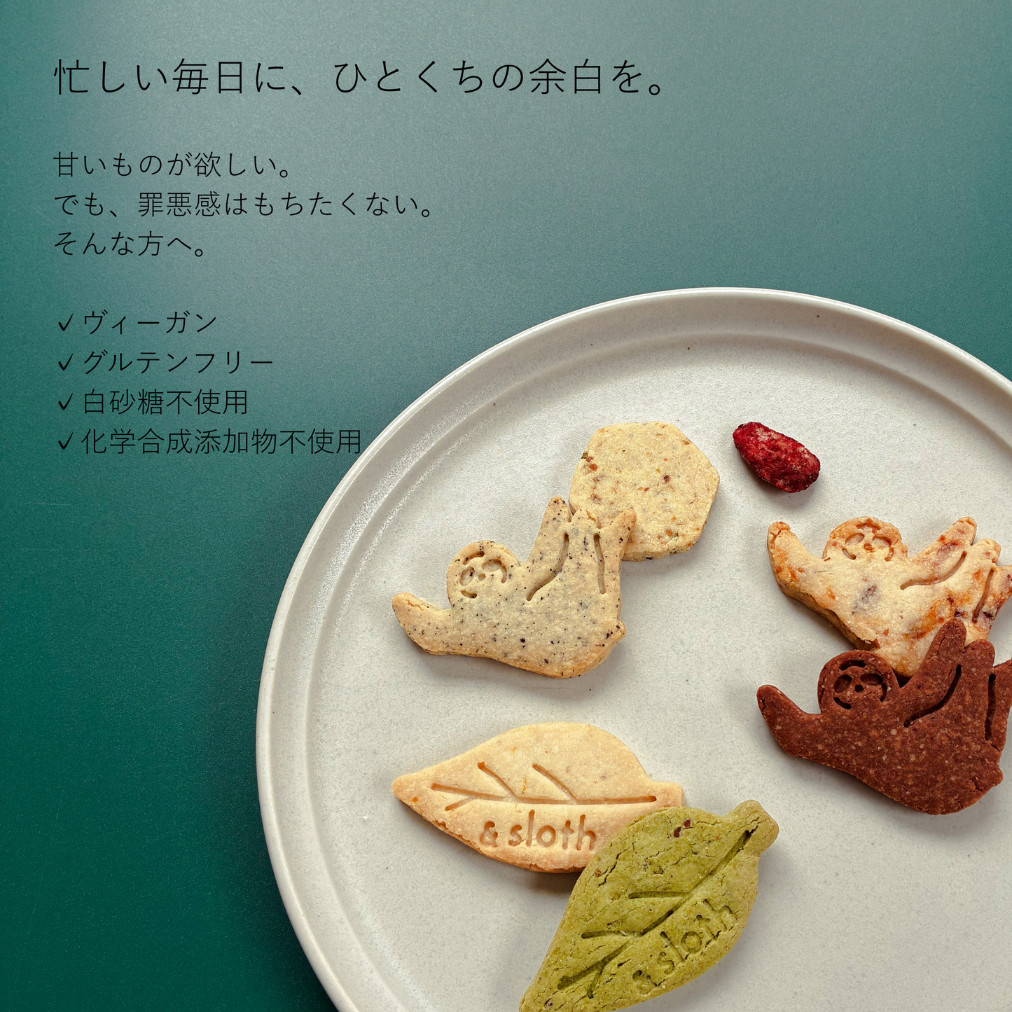 & sloth オリジナルクッキー缶