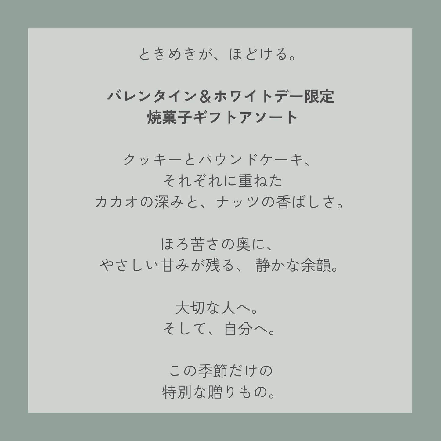 【バレンタイン＆ホワイトデー限定】焼き菓子ギフトアソート　L